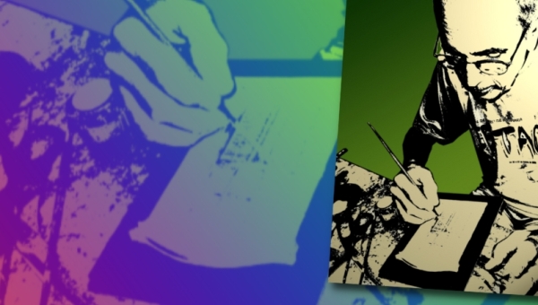Hélio dos Santos Barros. Arte de Marciano Ponciano